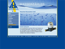 Tablet Screenshot of biesenthal-gmbh.de